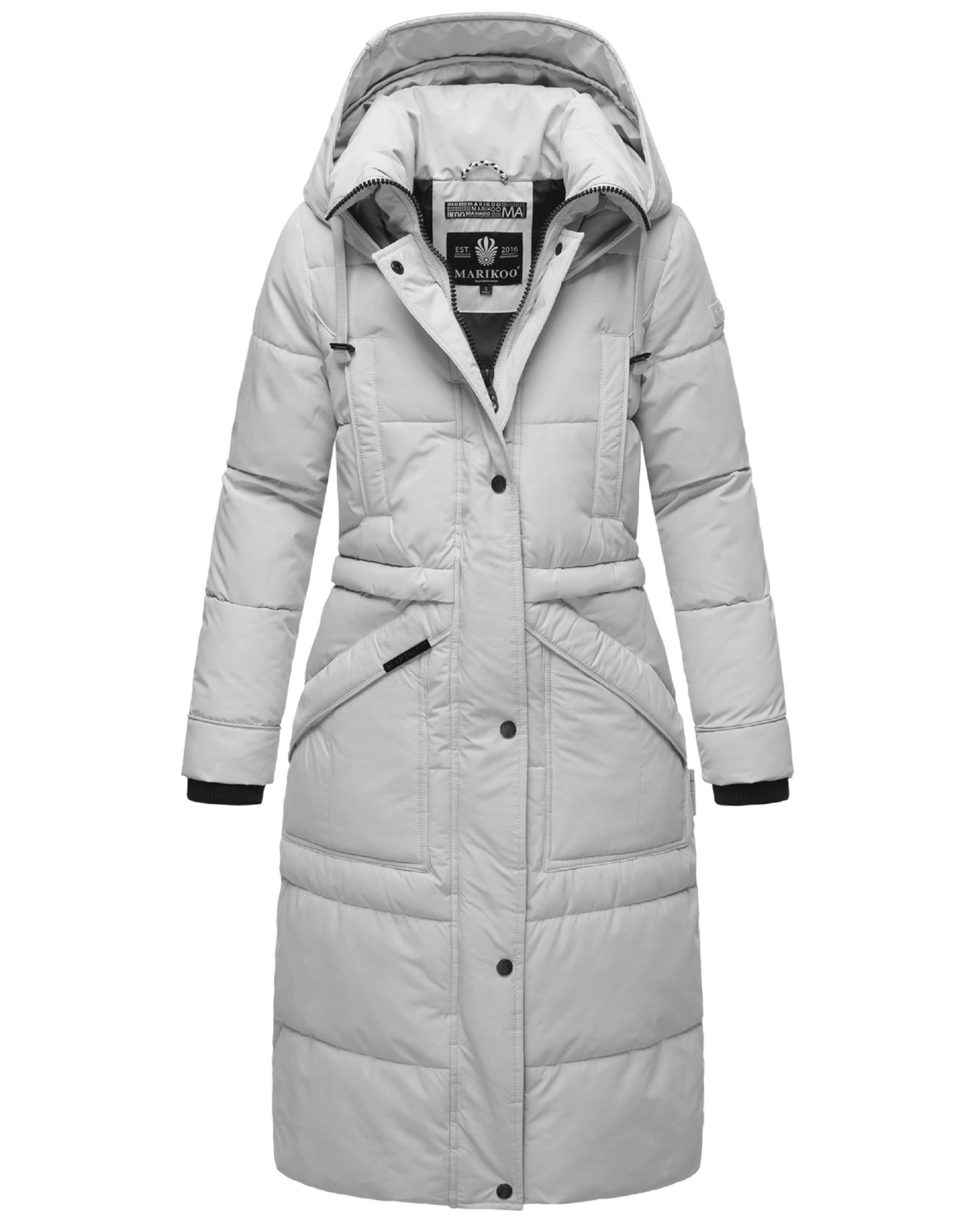 MARIKOO Talvemantel 'Ayumii', värv hall