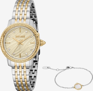 Just Cavalli Analoguhr in Gold: Vorderseite