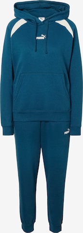 PUMA Treenipuku värissä sininen: etupuoli