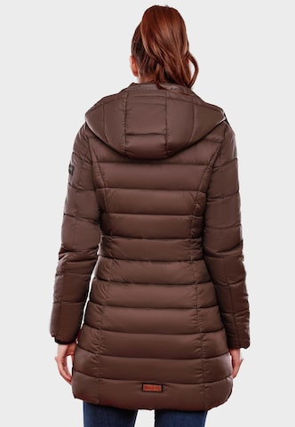 MARIKOO Winter Coat 'Abendsternchen' in Brown