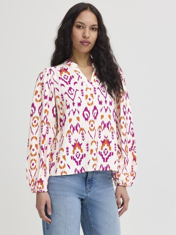 ICHI - Blusa 'HARPER' en blanco: frente