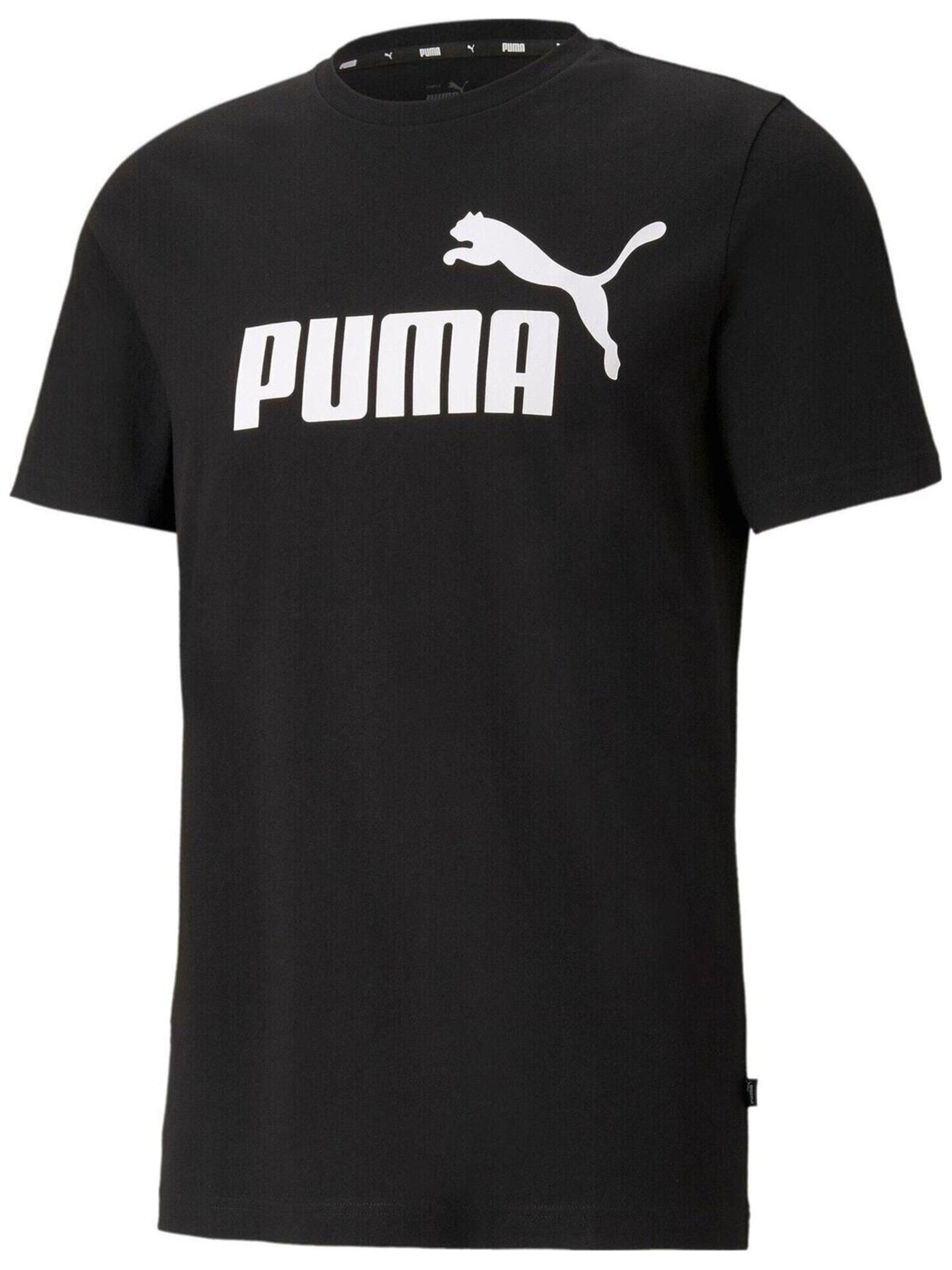 PUMA Shirt 'Puma Essentials' in Schwarz: Vorderseite