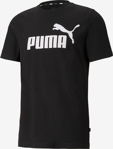 PUMA Shirt 'Puma Essentials' in Schwarz: Vorderseite