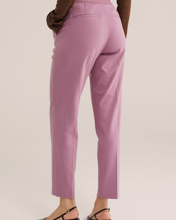 Slimfit Pantaloni di WE Fashion in lilla