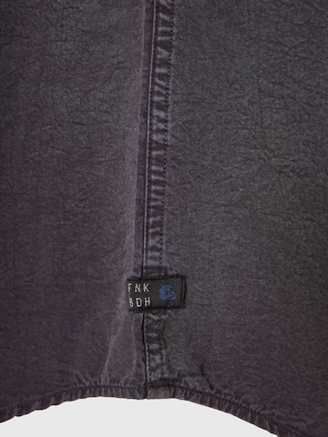 Funky Buddha Regular Fit Hemd in Grau