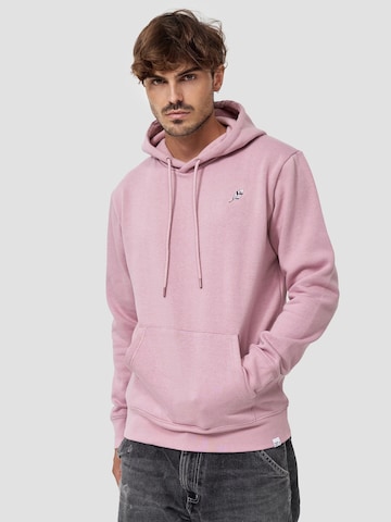 Mikon Sweatshirt 'Feder' in Pink