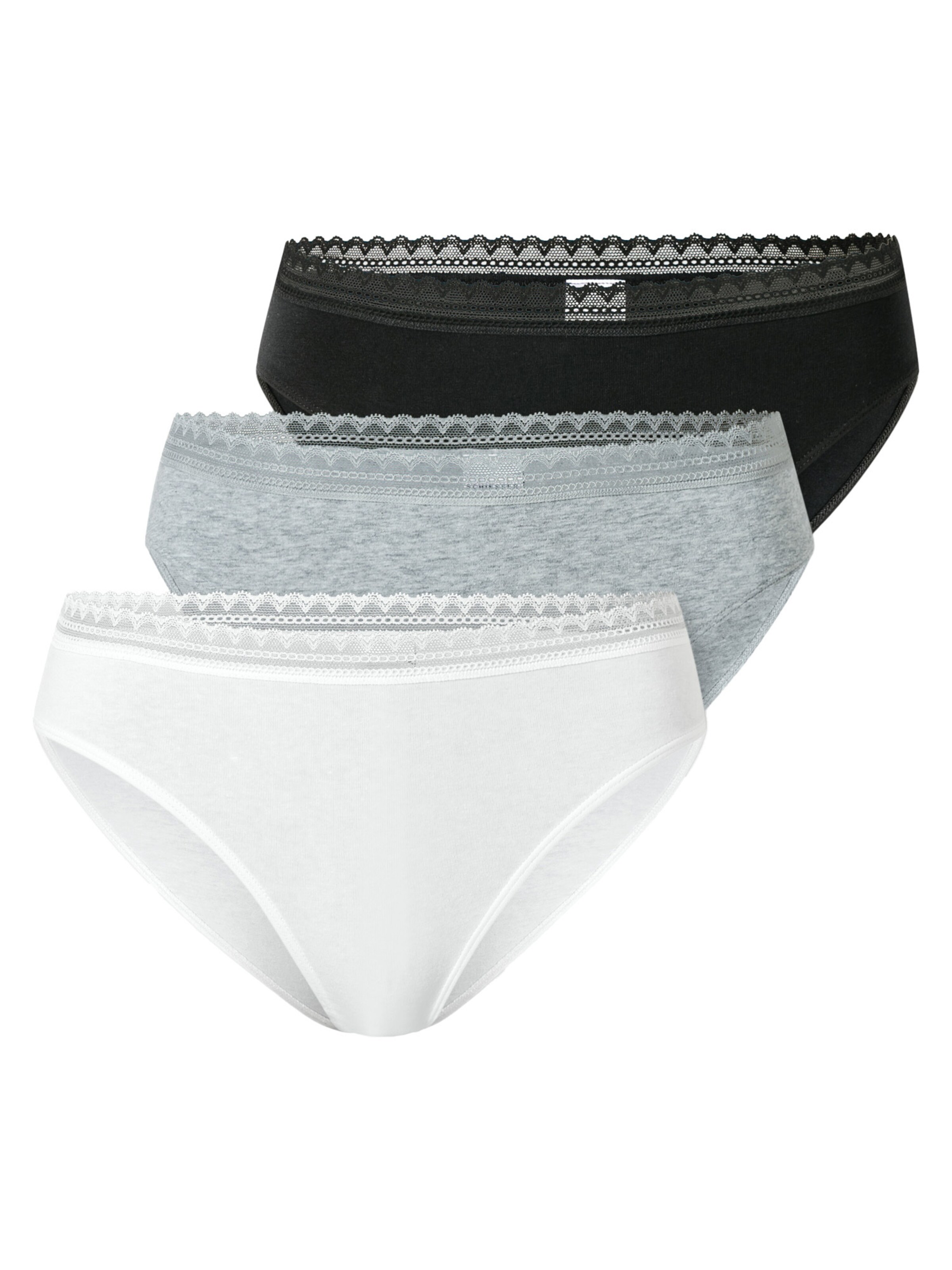 SCHIESSER Slip i grå: forside
