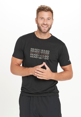 ENDURANCE Functioneel shirt in Zwart: voorkant