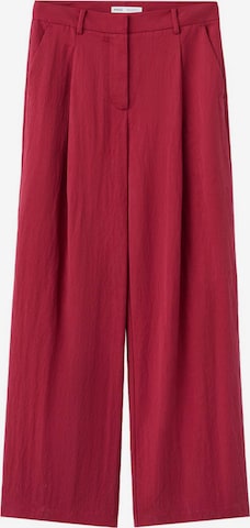 MANGOWide Leg/ Široke nogavice Hlače na crtu 'Bonnie' - crvena boja: prednji dio