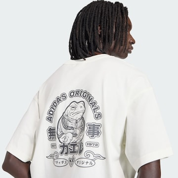 ADIDAS ORIGINALS - Camiseta 'Japan Forg Grafik' en blanco