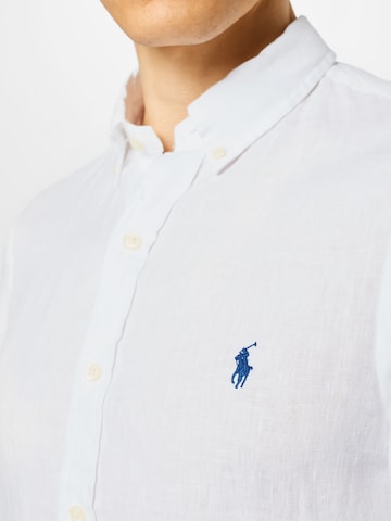 Slim fit Camicia di Polo Ralph Lauren in bianco