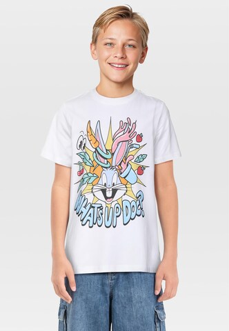 Mister Tee Set 'Bugs Bunny' in Weiß: Vorderseite