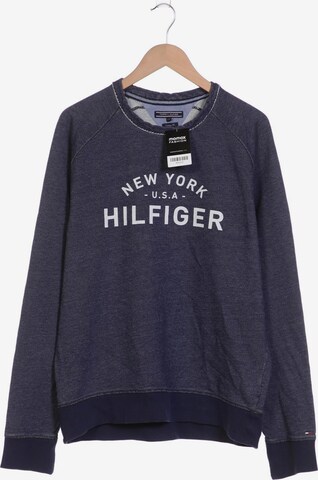 TOMMY HILFIGER Sweatshirt & Zip-Up Hoodie in XXL in Blue: front