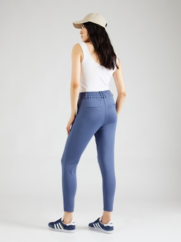 ONLY Slim fit Pleat-front trousers 'Poptrash' in Blue