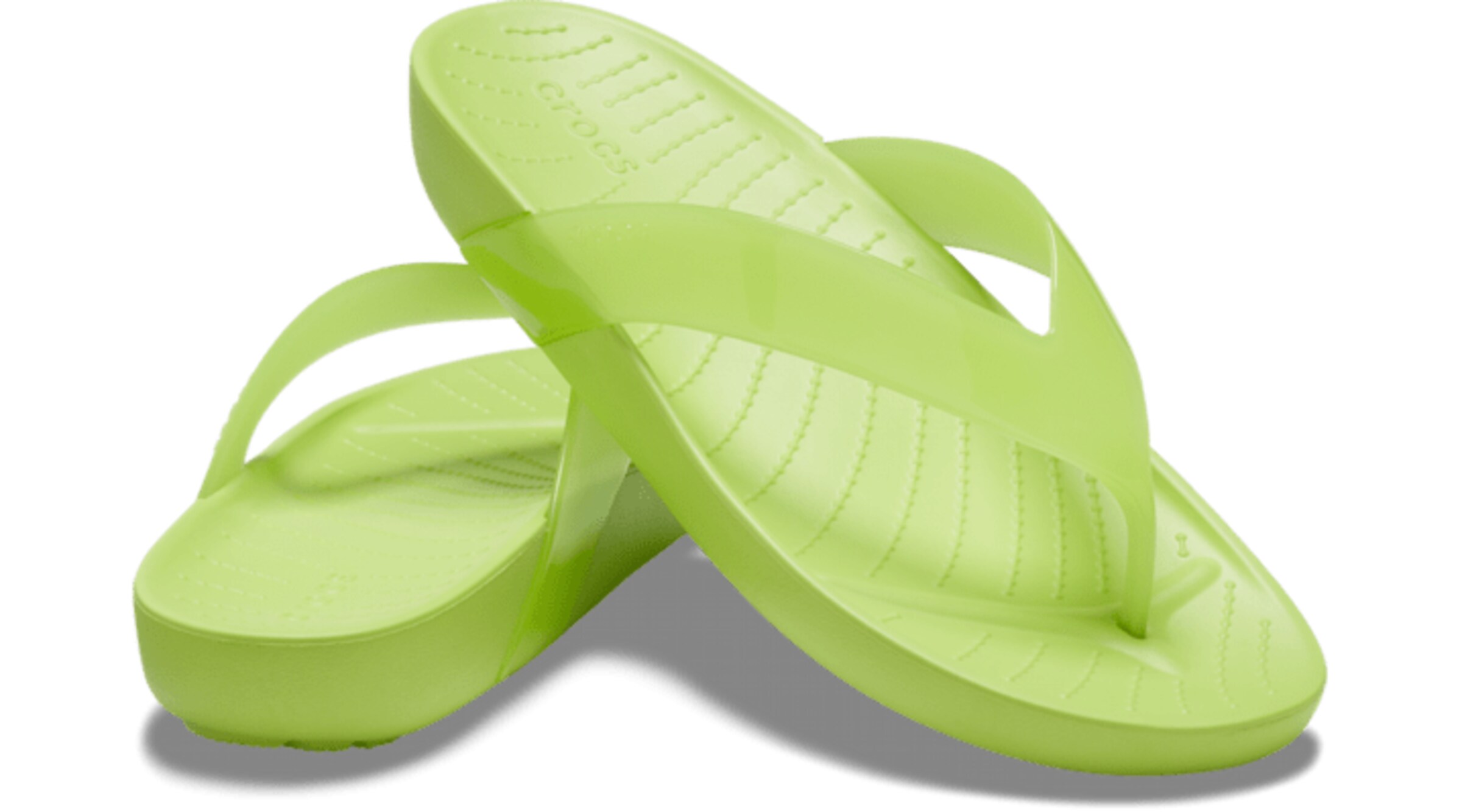 Tongs Crocs en vert