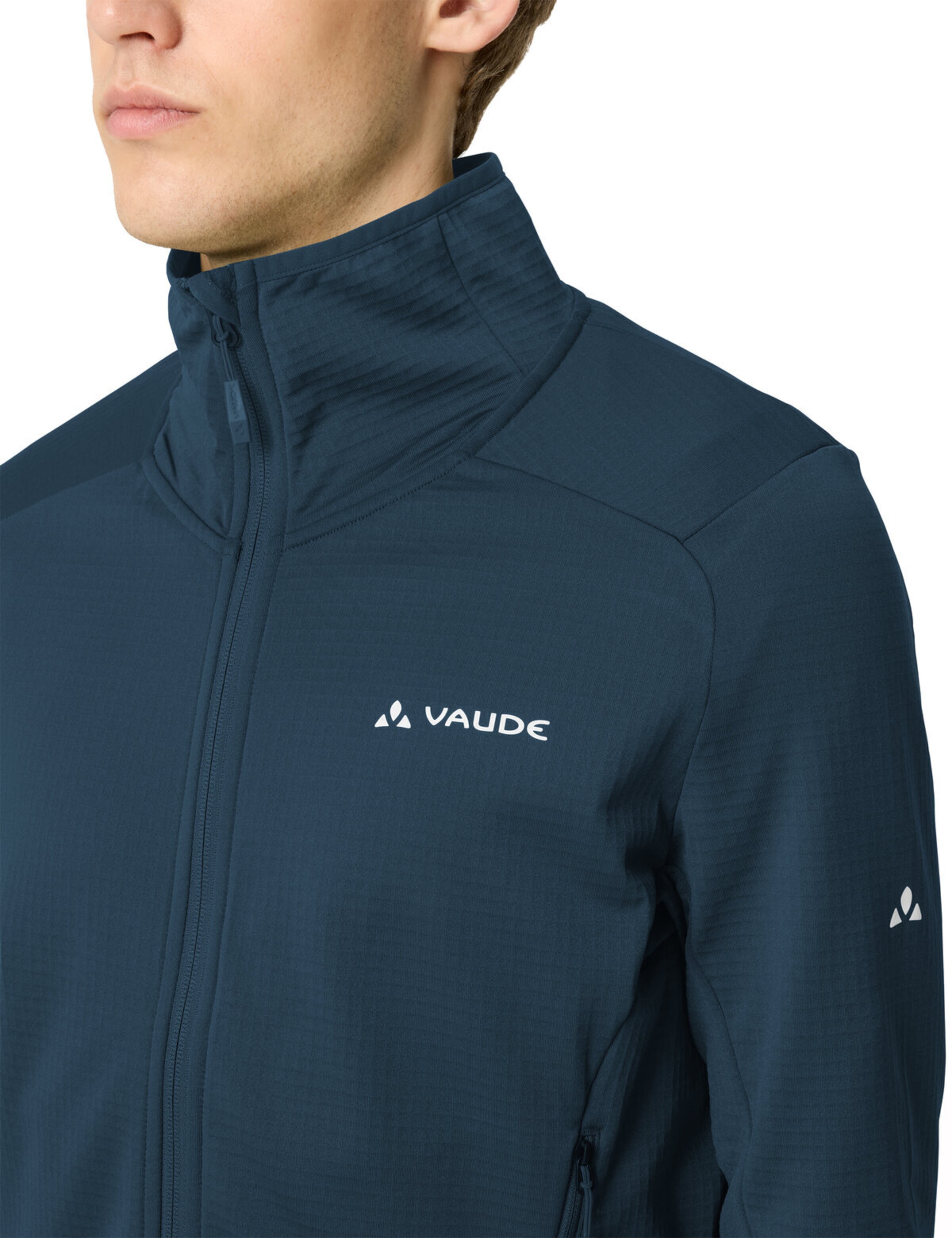 VAUDE Athletic fleece jacket 'Monviso II' in Blue