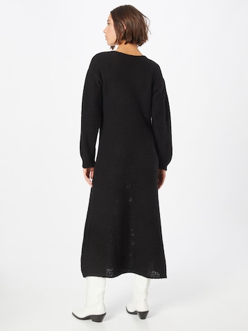 UNITED COLORS OF BENETTON Knitted dress in Black