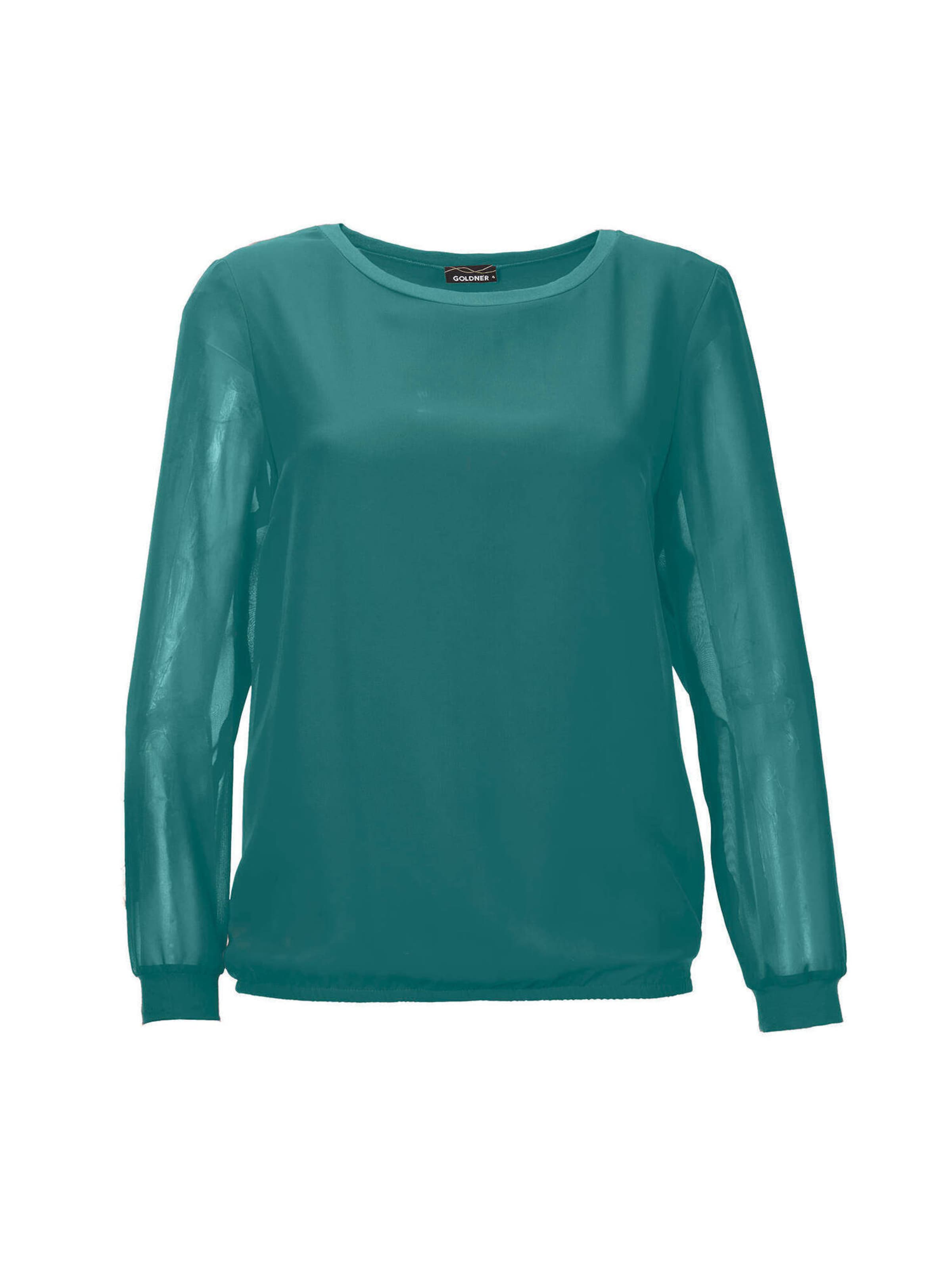 Goldner Blouse in Groen: voorkant