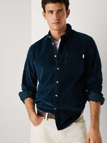 Coupe regular Chemise 'Clayton' Pepe Jeans en bleu