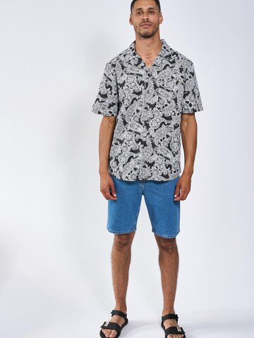 Legends Regular fit Overhemd 'Sean' in Zwart