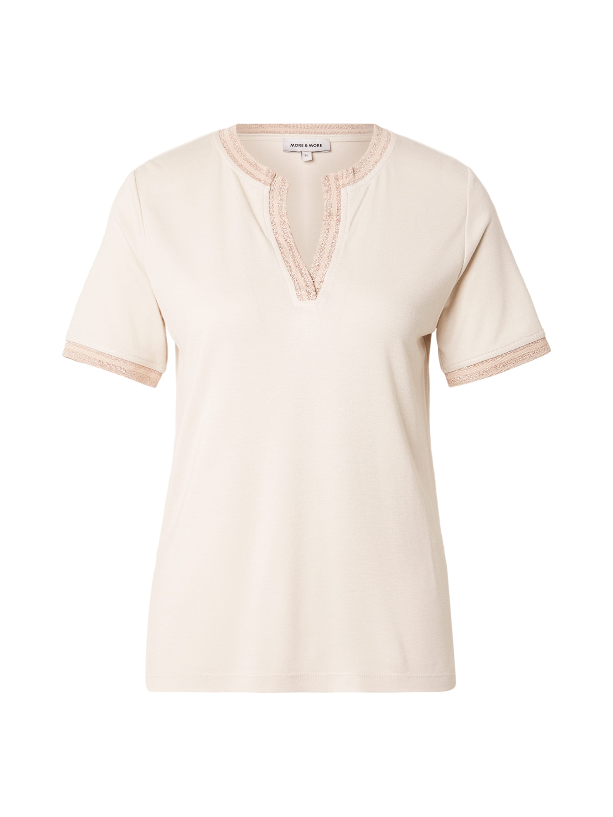 MORE & MORE T-Shirt in Beige: Vorderseite
