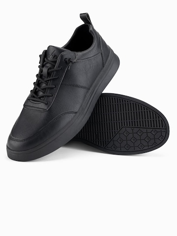 Ombre Sporty snøresko i sort