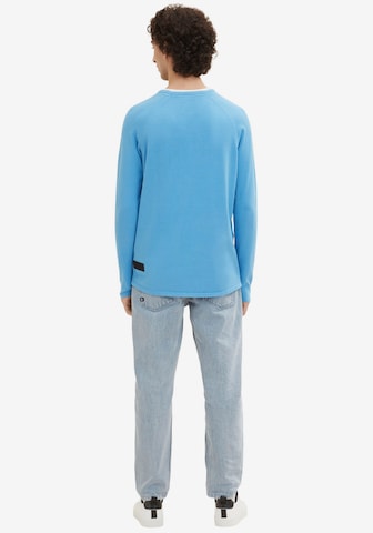 TOM TAILOR DENIM Pullover in Blau