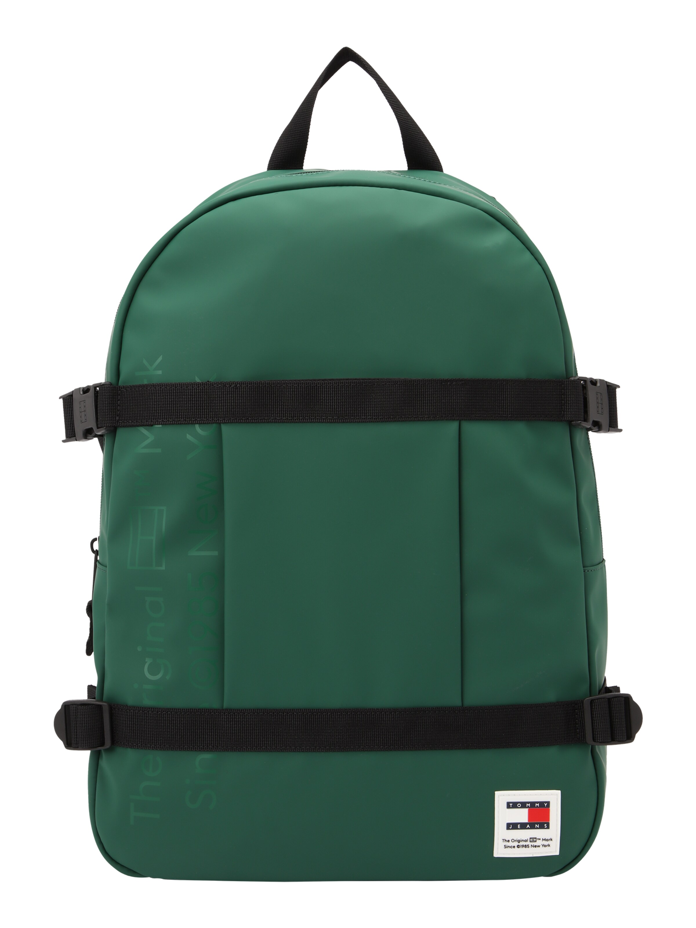 Tommy Jeans Backpack 'Essential' in Green: front