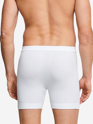 SCHIESSER Boxershorts 'Essentials Doppelripp' in Wit