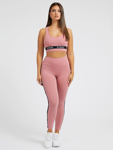 GUESS Push-up Sportovní podprsenka – pink