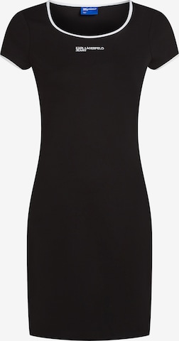 juoda KARL LAGERFELD JEANS Suknelė 'Milano': priekis