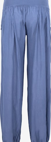 malito more than fashion Harem Pants in Blue: front