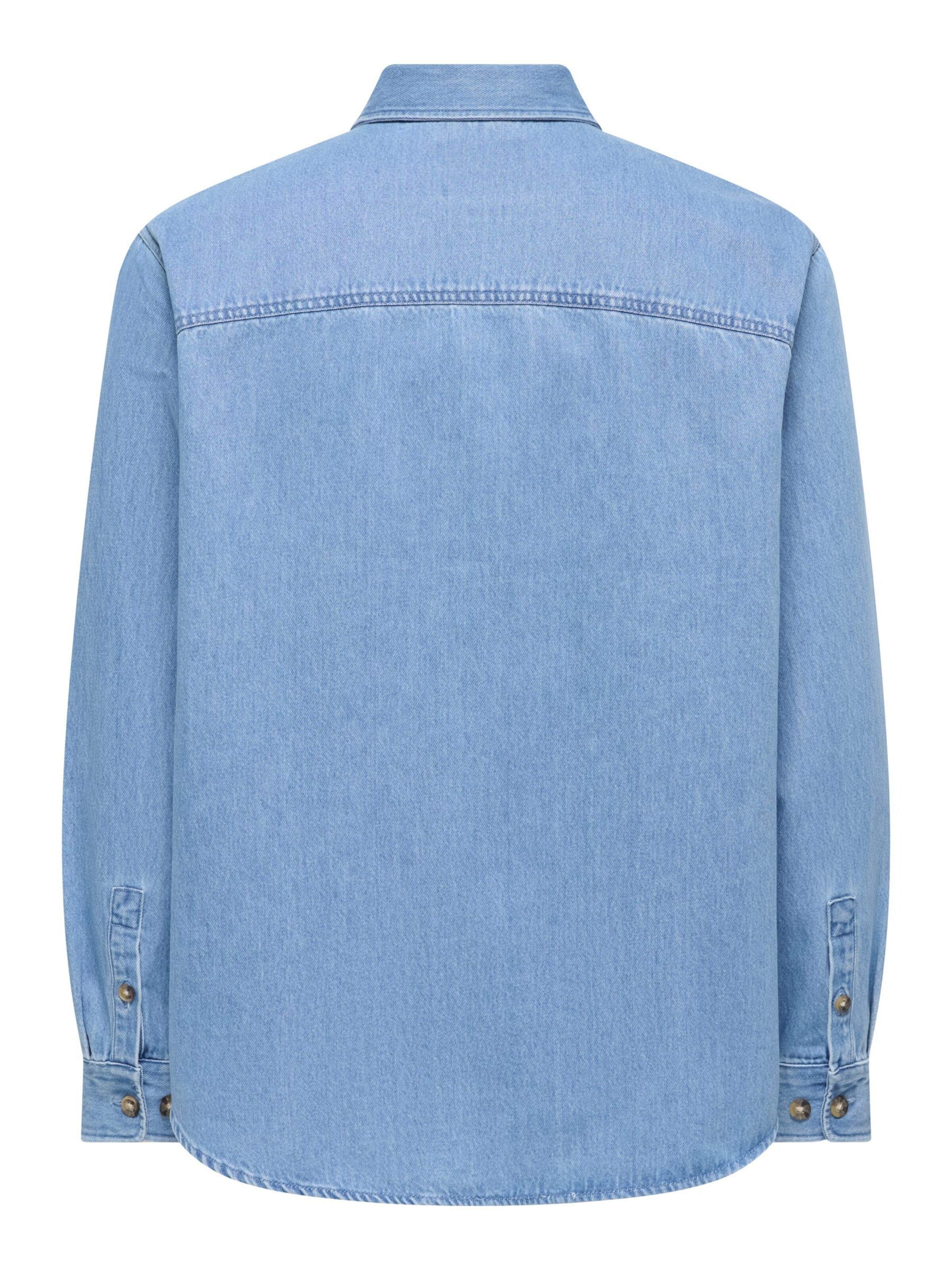 Only & Sons Junior Regular fit Button up shirt 'OSJAlp' in Blue