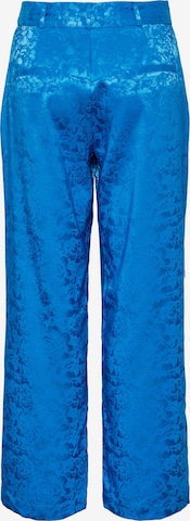 Y.A.S regular Bukser med lægfolder 'Retrieve' i blå