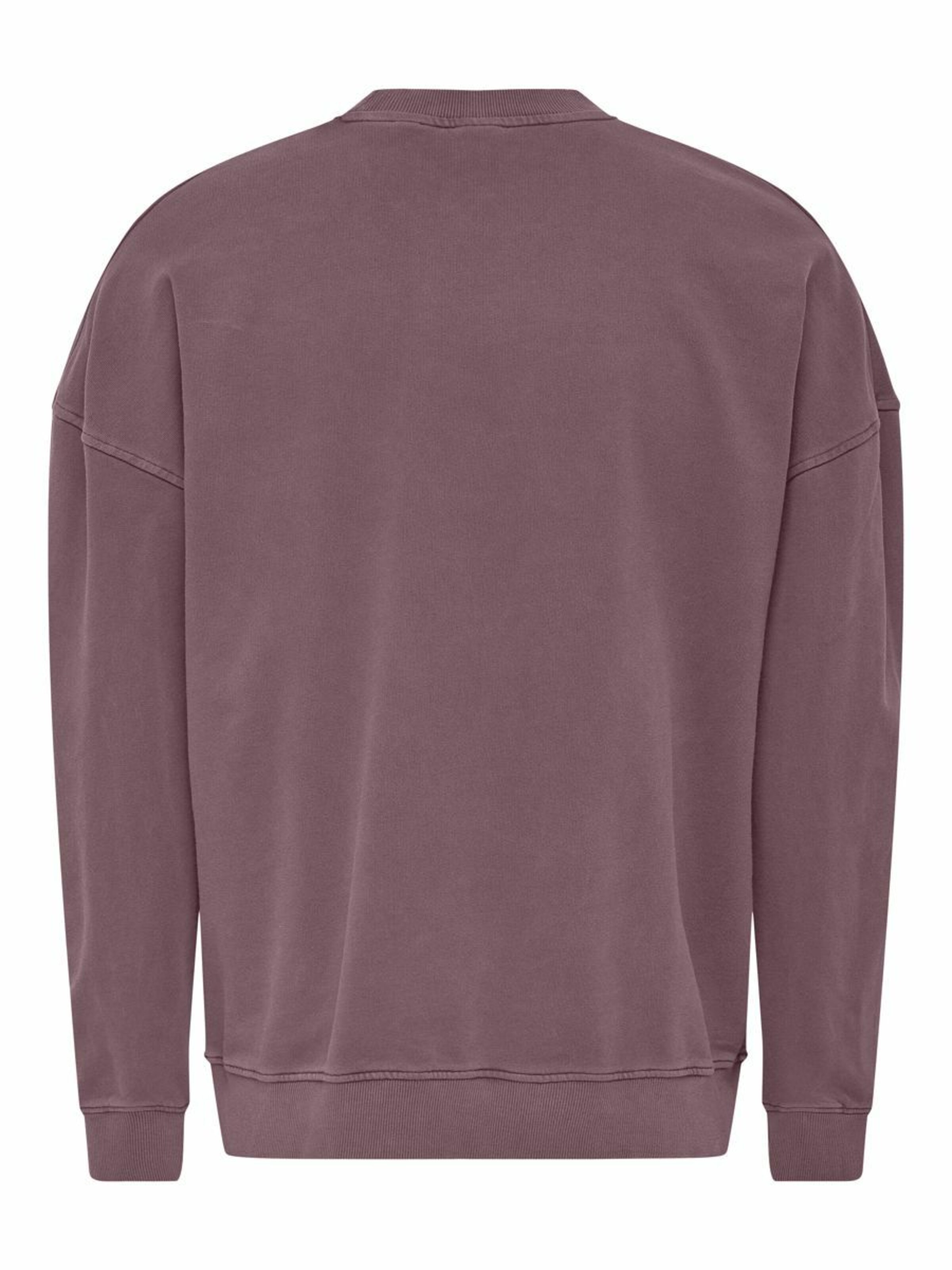 Männer Sweat Only & Sons Sweatshirt in Taupe - XQ88721