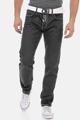 CIPO & BAXX Regular Jeans in Black: front