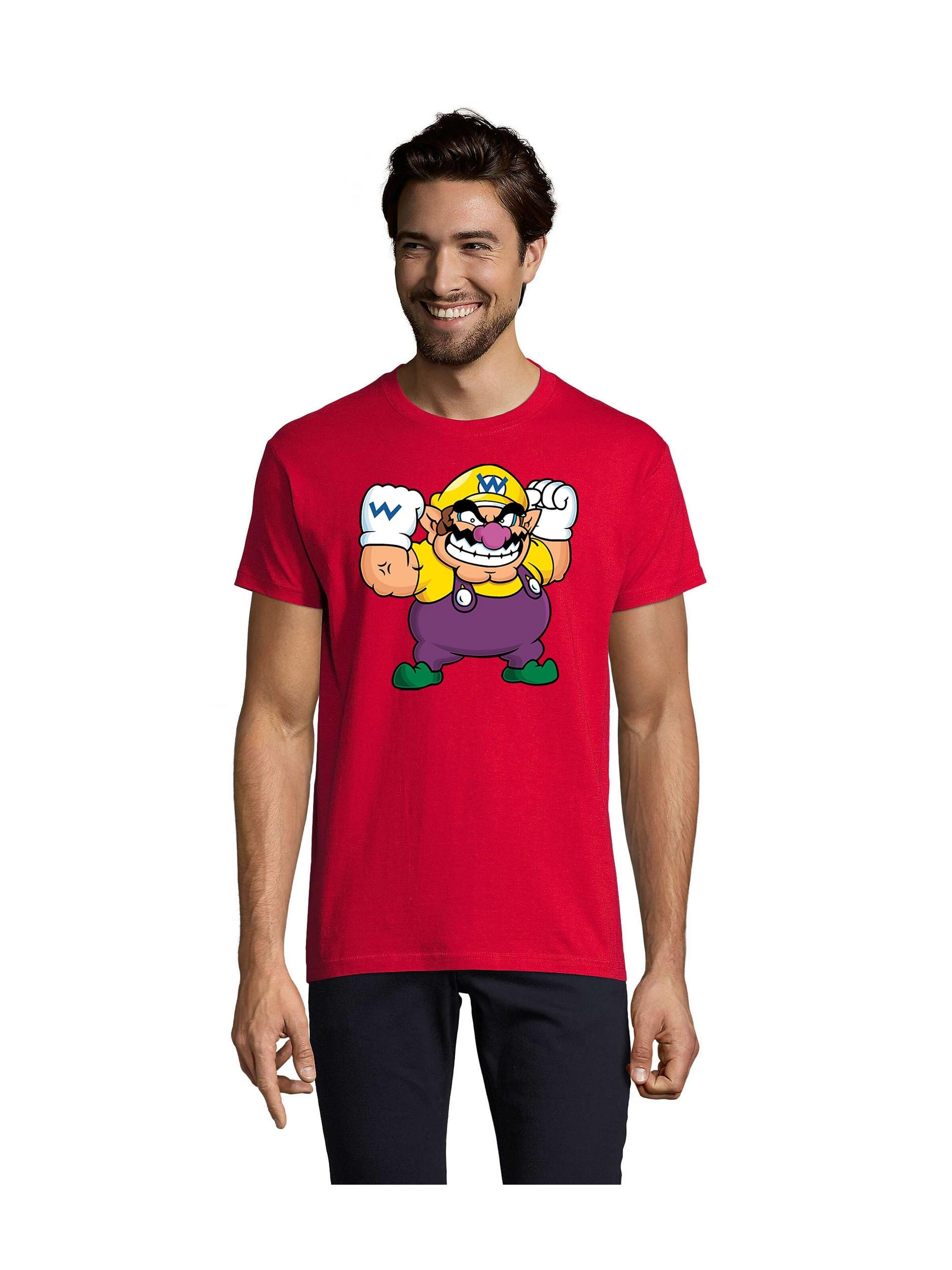 Blondie & Brownie Shirt 'Wario'‌‌‌‌ in XXL in rot, Produktansicht