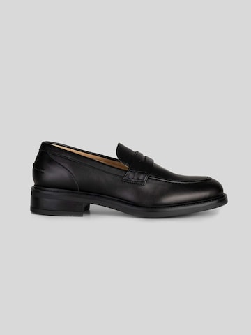 Solari Milano Moccasin in Black: front