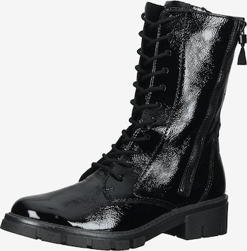 ARA Lace-Up Boots in Black: front