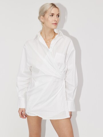 Robe-chemise 'Dalia' LeGer by Lena Gercke en blanc : devant