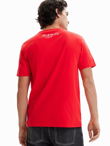 Desigual - Camiseta 'Emanuelle' en rojo