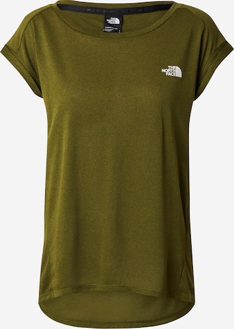 THE NORTH FACE Λειτουργικό μπλουζάκι 'Tanken' σε πράσινο: μπροστά