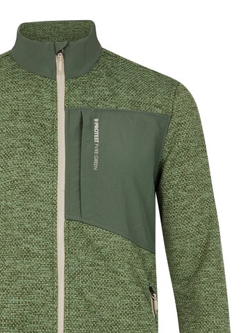 PROTEST Fleece jacket 'PRTHARPER' in Green
