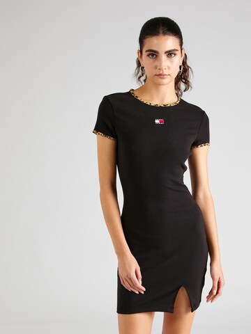 Tommy Jeans - Vestido em preto: frente