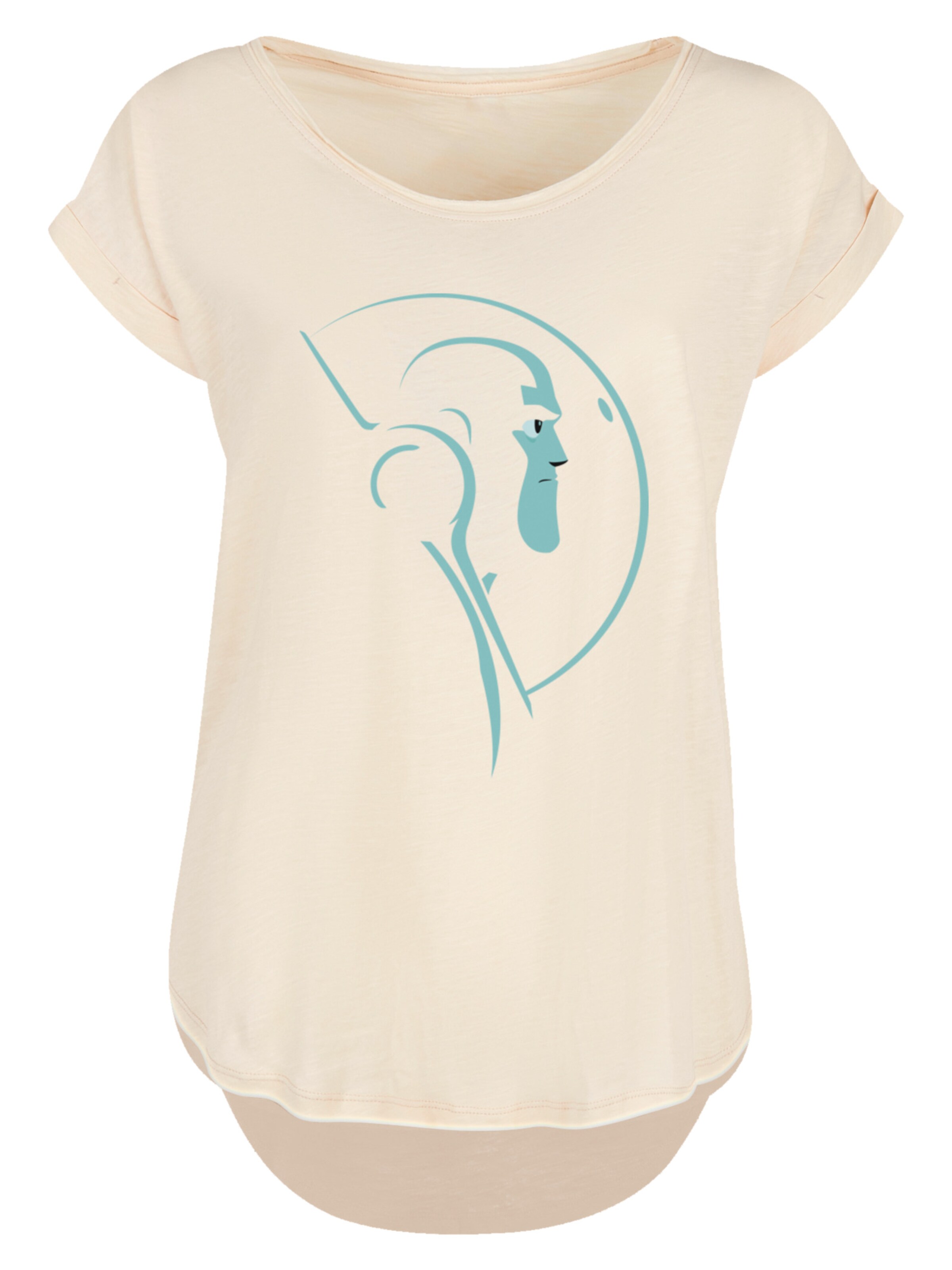 F4NT4STIC T-Shirt 'Buzz Lightyear Space Helmet Stare' in Beige: Vorderseite