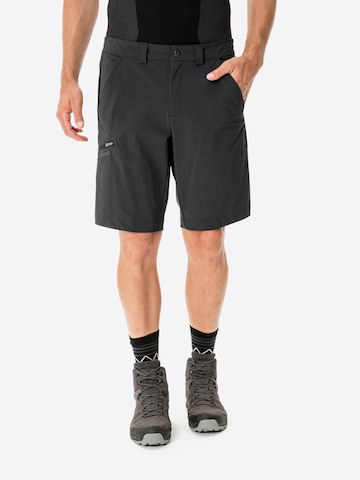 VAUDE Regular Outdoor Pants 'Farley II' in Black: front