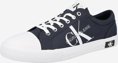Calvin Klein Madalad ketsid 'VULCANIZED LACEUP PES' tumesinine / valge, Tootevaade