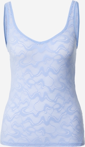 SLOGGI Onderhemd 'GO Allround Lace' in Blauw: voorkant