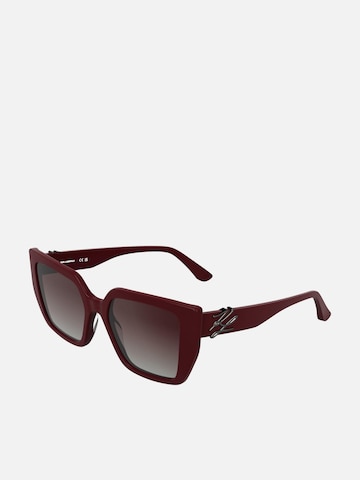 Karl Lagerfeld Zonnebril in Lila: voorkant