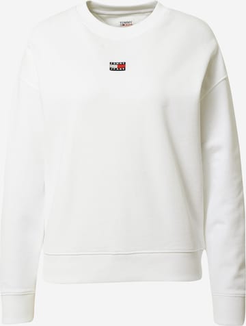 Tommy Jeans Sweatshirt i hvid: forside